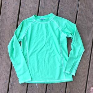 Girls long sleeve surfer rash guard